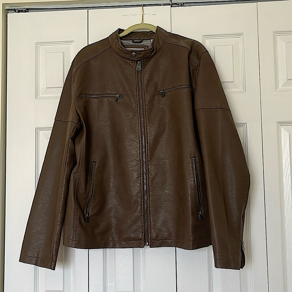 Levi’s Faux Leather Racer Jacket